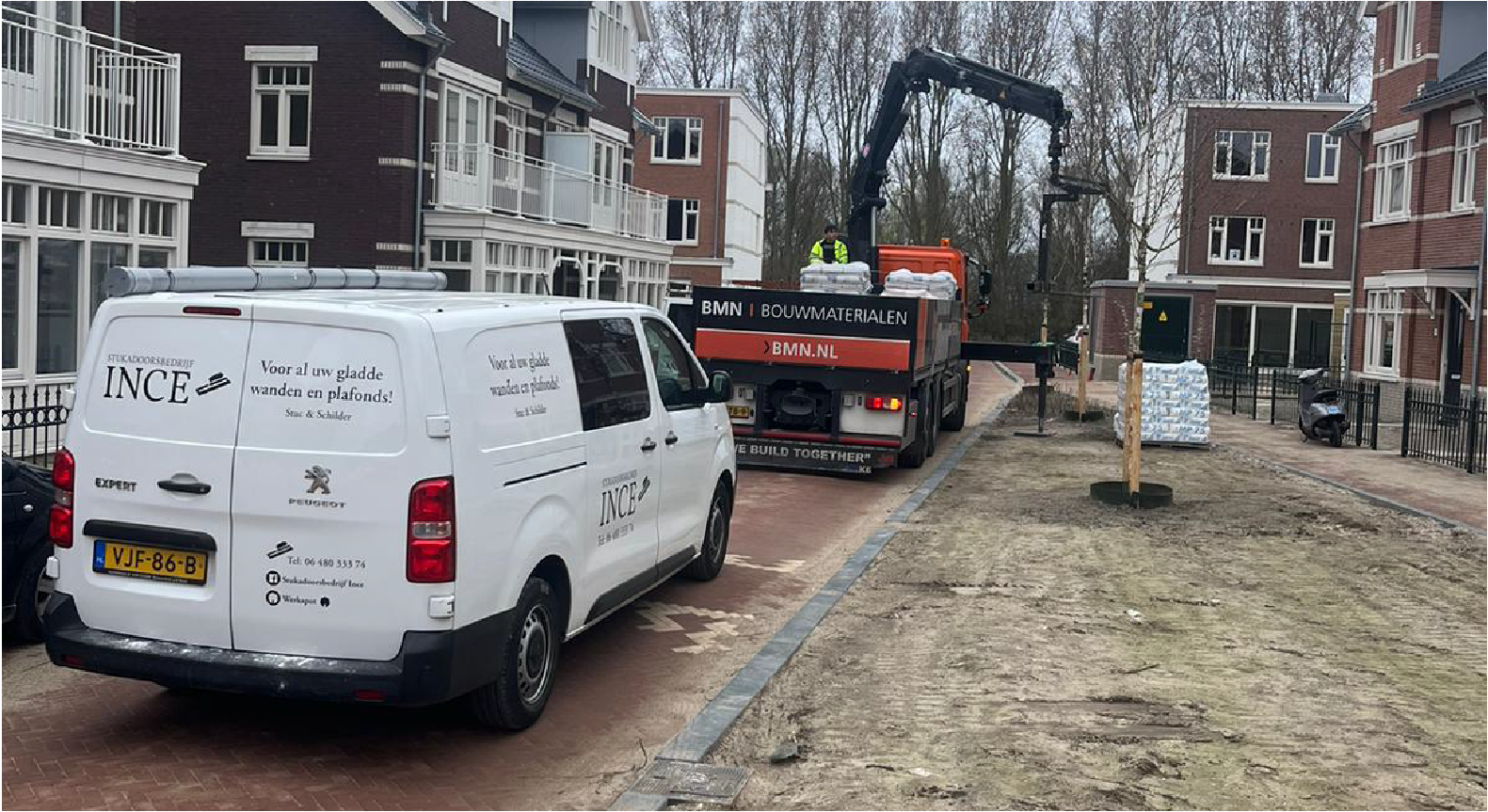 Busjes van Stukadoorsbedrijf Ince