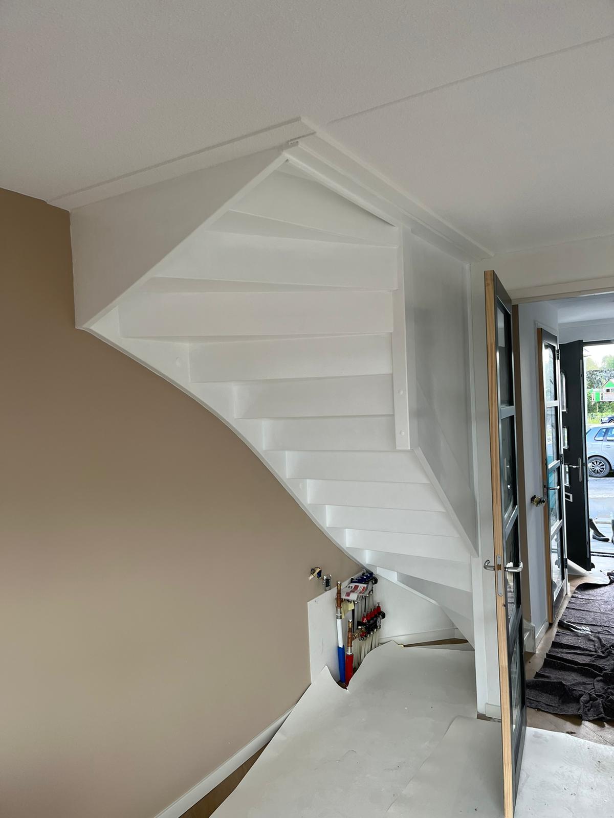 Een muur dat geschilderd is